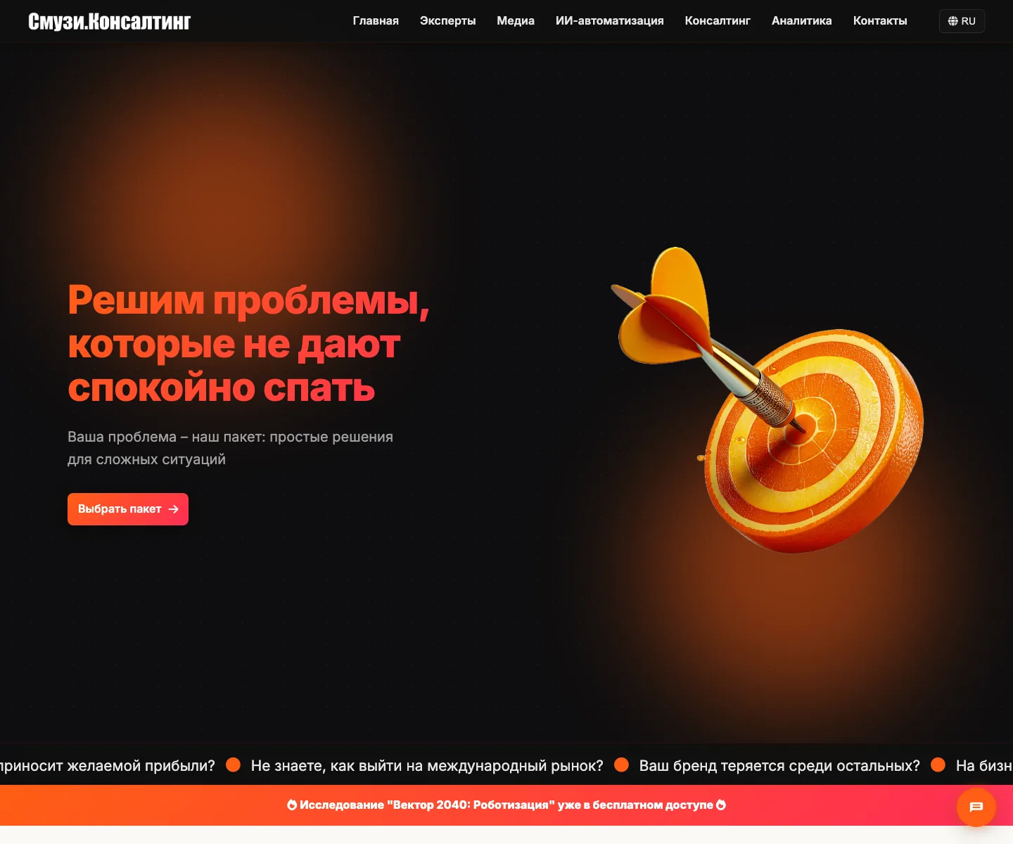 Smuzi Consulting — services desktop